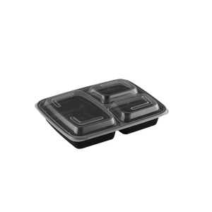 Contenants alimentaires rectangulaires ProTakeOut de 33 oz, compatibles micro-ondes, avec couvercles, 150 ensembles (50/6), sans BPA, réutilisables, anti-fuites, 3 - Product Image 1