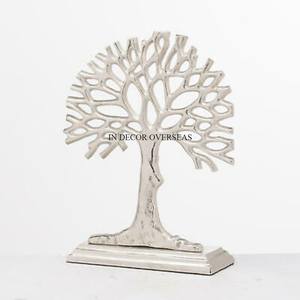 Entièrement couleur argent finition brillant poli luxueux qualité métal fait arbre Designer Sculpture maison décorative Accents approvisionnement - Product Image 1