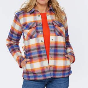 Veste longue à carreaux pour femmes-Élégante, chaude et parfaite pour la superposition pendant les aventures en plein air d'automne et d'hiver - Product Image 5