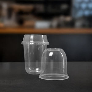 Vasos de Plástico Transparente PP/PET al por Mayor de Vietnam para Smoothies, Postres, Café Helado, Té de Burbujas, Bebidas, Pared Simple, 95 mm - Product Image 2