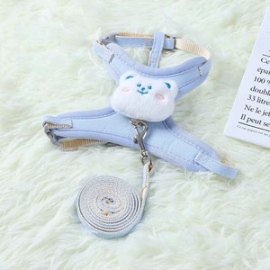 Chaleco transpirable suave de fábrica, arnés ajustable para el pecho de mascotas, correa para exteriores para perros y gatos, arnés para el pecho, arnés bonito para mascotas - Product Image 3