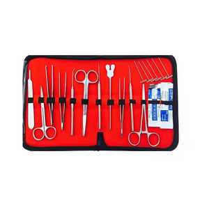 Instrumental Quirúrgico para Ombligo NSL-HZ-2386, Kit de Disección Manual, 3 Instrumentos de Acero Inoxidable para Cráneo, Instrumental Quirúrgico Dental con Certificación CE - Product Image 1