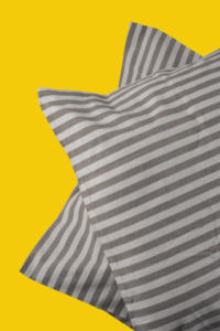 ปลอกหมอนผ้าฝ้ายย้อมสีลายทางสำหรับ100% ปลอกหมอนอิงสี่เหลี่ยมสไตล์อเมริกันสำหรับบ้านโรงแรมโรงพยาบาล - Product Image 3