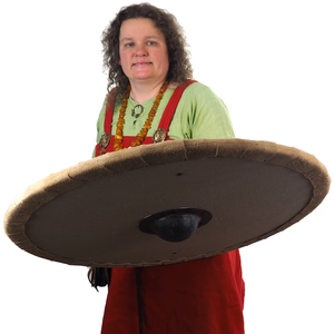 Patrón personalizado en blanco Viking Shield 22 "pulgadas. Escudo de madera redondo vikingo por Calvin artesanía - Product Image 2