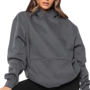 Ventes en gros de sweats à capuche unisexes 100% coton, en ardoise, vierges, avec impression de logo personnalisé, en molleton, décontractés, tendance, pour hommes - Product Image 5