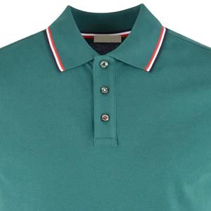 Style personnalisé décontracté plaine à manches courtes hommes polos t-shirts polyester coton logo personnalisé col polo t-shirt - Product Image 4