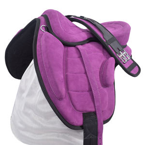 Silla de montar para caballo Premium Treeless Freemax, totalmente de gamuza, multiusos - Product Image 2