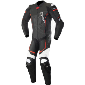 Traje de Motociclismo de Cuero Vacuno Auténtico de una Pieza para Hombre, Resistente al Viento, Talla Grande, con Característica Antiviento - Product Image 5