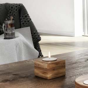 Solid wood luxury tabletop votive holder indoor & outdoor tealight candle holder home hotel office wedding <b>party</b> <b>decoration</b> - Product Image 2