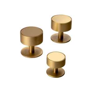Modular Attractive <b>Gold</b> Plated Metal <b>Door</b> <b>Handle</b> Knobs Durable Stylish and Perfect for Modern or Classic Home Interiors - Product Image 1