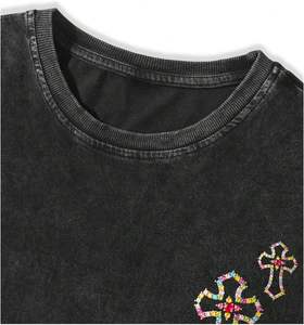 Camisetas de Hombre 2025 de Alta Calidad, 100% Algodón, Nueva Moda, Ligeras, Anti-Pilling, Corte Holgado, Manga Corta, Estilo Urbano, Personalizables - Product Image 3