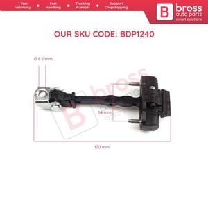 BDP1240 limiteur de sangle de contrôle d'arrêt de charnière de porte avant 3551468 pour Grandland X A18 P1UO 2017-On Bross Auto Parts Made In Turkey - Product Image 6