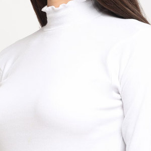 Pull en laine de haute qualité pour femmes, tricot torsadé vintage, pull d'hiver épais, col montant, manches raglan, manches longues, hauts d'automne, devant - Product Image 6