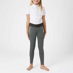 Riding Silicone Grip Soft Fabric <b>Leggings</b> Pull on Jodhpur High Performance Children <b>Equestrian</b> Clothing - Product Image 5