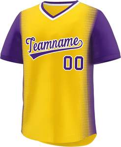 Maillots de football américain courts à la mode couleurs d'équipe entièrement personnalisables graphiques sublimés collège/lycée Club respirant - Product Image 4