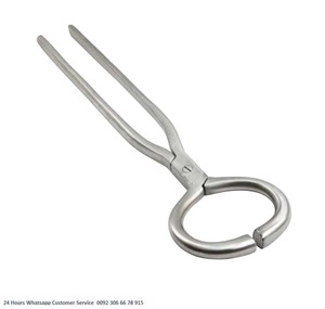Probador de pezuñas reutilizable redondo grande con fórceps Propiedades Instrumentos veterinarios - Product Image 2