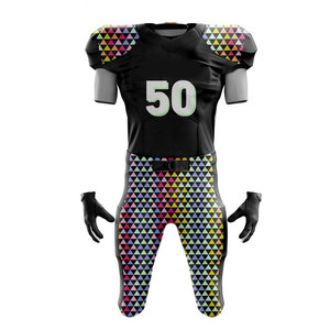 Nuevo diseño 2025, uniforme de fútbol americano personalizado, nuevos equipos de diseño, conjunto de Jersey transpirable de fútbol americano - Product Image 2