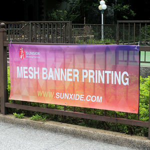Pancarta de Malla de Gran Formato al por Mayor con Esquinas Reforzadas y Dobladillo de Cuerda para Paredes Laterales de Carpas para Eventos - Product Image 2