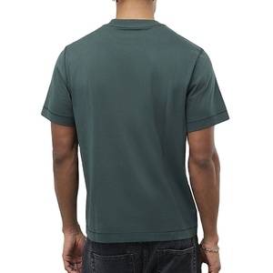 เสื้อยืดปักโลโก้สั่งทำพิเศษ สีพื้น 190 กรัม ทรงปกติ  โลโก้ปักแบบกำหนดเอง เสื้อยืดทอผ้า 200 กรัม สไตล์กราฟิก ลำลอง ฮิปฮอป - Product Image 6