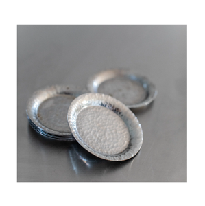 Modern Round Shape Metal <b>Coasters</b> in Stainless Steel with Perfect <b>for</b> Stylish Home Decor and <b>Drink</b> Protection - Product Image 4