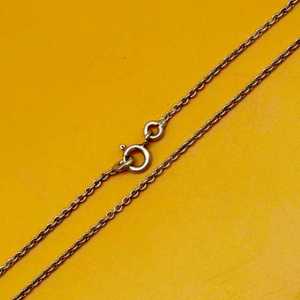 Cadena delicada hecha a mano estampada 925 16 18 20 22 pulgadas de longitud 925 collar de diseño de Cable de plata esterlina para bodas y regalos - Product Image 6