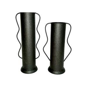 Juego de Jarrones Modernos de Lujo con Diseño de Flores en Dorado, Estilo Mármol Negro, para Decoración del Hogar, Jarrón Redondo Abstracto para Centro de Mesa de Boda - Product Image 4