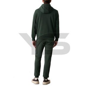 Sudadera con capucha sólida para hombre con bordado personalizado y serigrafía, abrigo de invierno de 300 gramos con cuello con capucha - Product Image 5