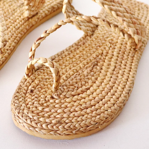 Zapatillas de paja para mujer, zapatos de Casa de paja, regalo de bienvenida, regalo de fiesta de boda, gran precio - Product Image 3