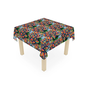 Top Quality Latest Design 100% Cotton Material Customized Embroidered <b>Tablecloths</b> Indian Exporter - Product Image 3