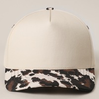 Casquettes de baseball vierges à motif camouflage en tissu éponge, visière bicolore, 5 panneaux, logo personnalisé, vente en gros, ODM, chasse, fabricant de chapeaux du Vietnam