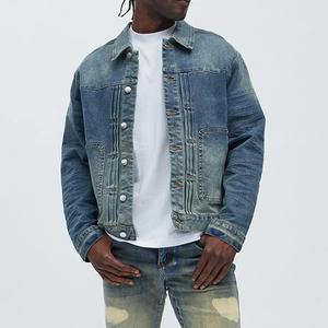 Conjunto de Mezclilla Negra de Moda de Alta Calidad al por Mayor para Hombre, Fabricantes, Conjunto Ajustado de Diseñador Personalizado para Hombre - Product Image 3