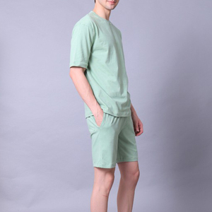 Nuevo Conjunto de Verano 2026 para Hombre, Camiseta de Manga Corta Transpirable de Algodón y Pantalones Cortos a Juego, Conjunto de Dos Piezas - Product Image 4