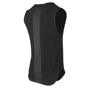Débardeurs géométriques pour hommes Saleh Enterprises en coton et élasthanne, grande taille, respirants, confortables, sans manches, avec larges poignets - Product Image 2
