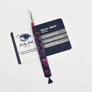ขนตาปลอม45องศาพิมพ์ลายหัวใจคีมคีบกระดาษเคลือบผิวแข็งแรงทนทานออกแบบโลโก้ได้ตามที่ต้องการ - Product Image 3