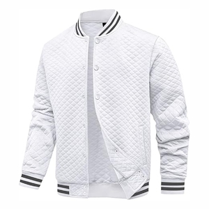 Chaqueta Universitaria Personalizada Informal para Hombre, Chaqueta Bomber Universitaria para Hombre - Product Image 5