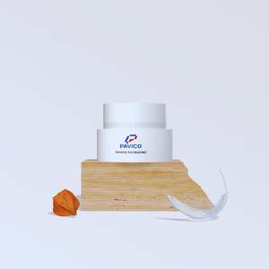 Tarro PET de 100ml de alta calidad con tapa redonda Nueva forma cilíndrica superior para alimentos Cosméticos Envases de plástico - Product Image 1