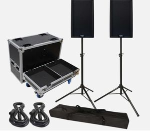 ENTREGA A DOMICILIO QSC K12.2 Serie K2 12_ Par de Altavoces Autoamplificados de Dos Vías y 2000W con Soportes y Estuche de Transporte - Product Image 1