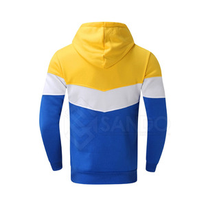 Traje de jogging para hombre de alta calidad más vendido 100% algodón logotipo personalizado cuello con capucha ropa informal de invierno de talla grande conjuntos sólidos - Product Image 3
