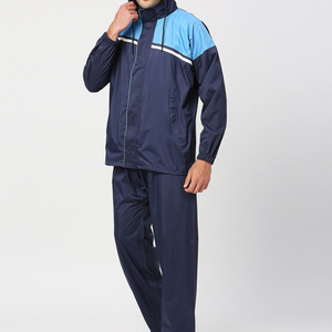 Chándal cortavientos personalizado de moda para hombre, conjunto de ropa deportiva con cremallera, chaqueta y pantalones de Material transpirable suave, trajes - Product Image 3