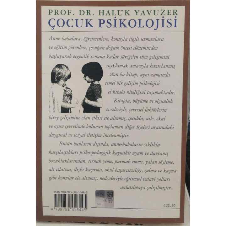 CHILD PSYCHOLOGY-HALUK YAVUZER