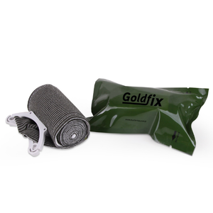 Pansement de traumatisme Gold Fix 15cm X 2m Certifié CE/ISO 13485 Classe I Pansement pour plaies Désinfection Gama Durée de conservation de 5 ans - Product Image 1