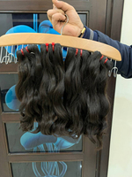 Extensions de cheveux naturels bouclés indiens birmans Remy de 20 pouces, extensions de tissage de cheveux, HairX