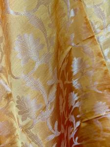 Multi Color Banarasi Soie Dupatta Avec Or Zari Tissage Léger Indien Festif Dupatta Doux Banarasi Designer Étole - Product Image 6