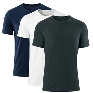 Sous-vêtement à manches courtes pour homme, col rond, couleur unie, respirant, séchage rapide, antibactérien, écologique, à porter toute l'année, en modal - Product Image 1
