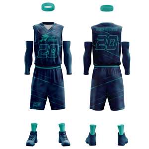 Usine Bonne Qualité Meilleur Prix Nouveau Design Maillot De Basket Et Short Ensemble Personnalisé Fait Basket Uniformes Ensembles - Product Image 1
