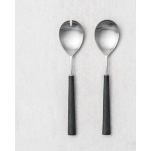 Luxurious Brass Salad Spoon Set 2 Matte Brushed Finishing Modern Eco-Friendly Bulk <b>Flatware</b> - Product Image 6