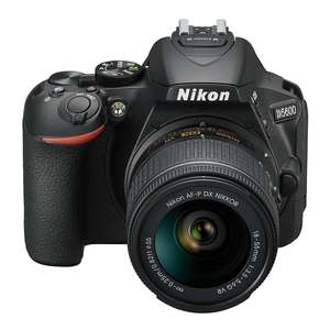 กล้อง DSLR รุ่น Black Renewed D5600 พร้อมเลนส์ AF-P 18-55 VR สำหรับการถ่ายภาพ กล้องดิจิตอลมิเรอร์เลสที่มาพร้อมฟีเจอร์มากมาย พร้อมการ์ดหน่วยความจำ SD - Product Image 6