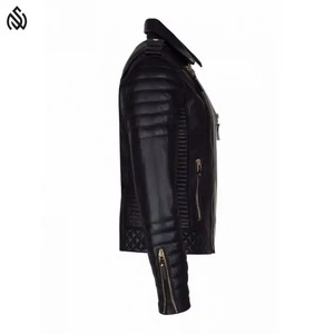 แจ็กเก็ตหนังแท้สำหรับผู้ชายแจ็กเก็ตฤดูหนาวแบบสตรีทแฟชั่น - Product Image 4