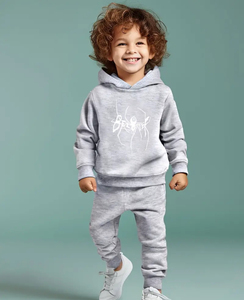 Chándales de lana con capucha Vintage para niños, conjuntos de ropa para niños, ropa de invierno para niños de alta calidad, informal y cálido a la moda - Product Image 1