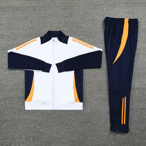 Ensembles de vêtements de sport taille européenne à fermeture éclair complète bon marché d'usine sweat-shirt et jogging en coton et polyester pour hommes ensemble de survêtement - Product Image 4